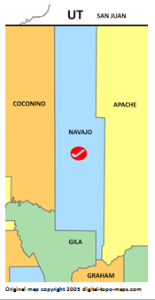 Counties Surrounding Navajo 