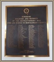 Montgomery County Military Plaque