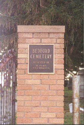 Bedford cemetery gate, Nemaha Co. Nebraska
