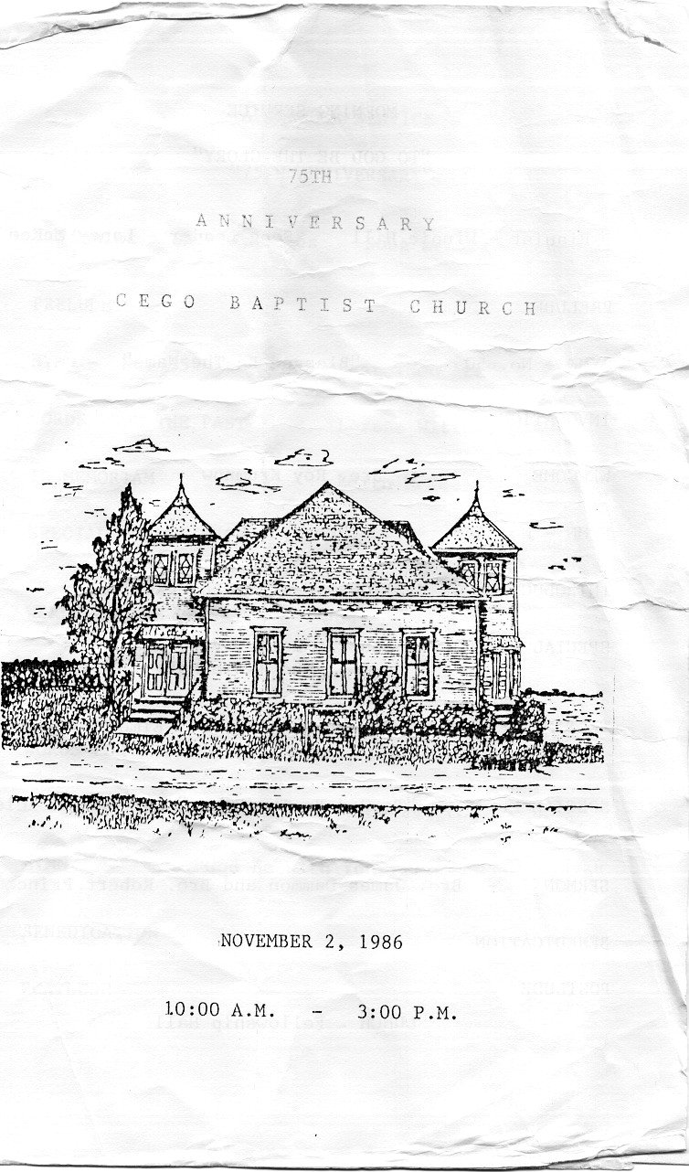 Cego Baptist Church 75th Anniversary, Falls County, Texas