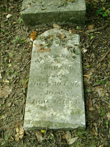 Mary Ann Kennard tombstone