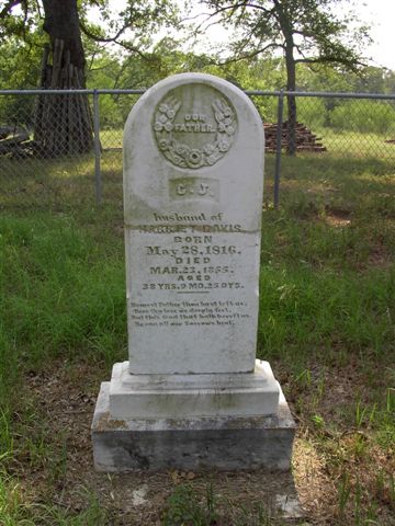 C. J. Davis Tombstone