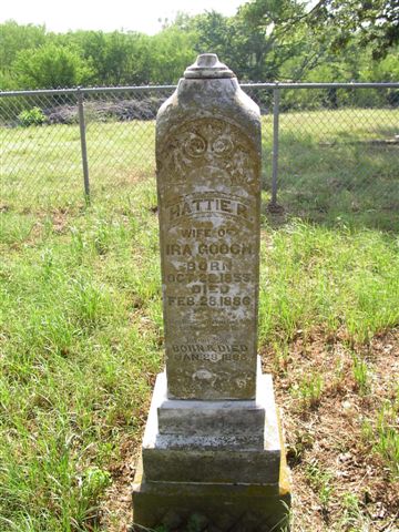 Hattie Gooch Chaney Tombstone