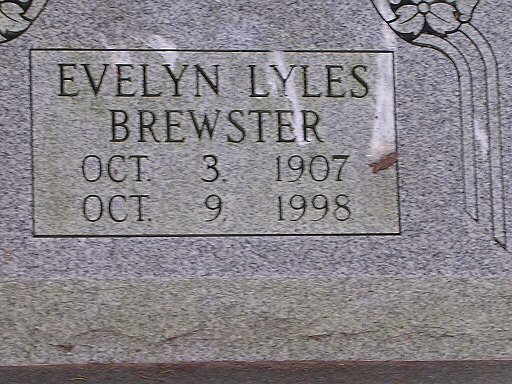 Evelyn Lyles Brewster