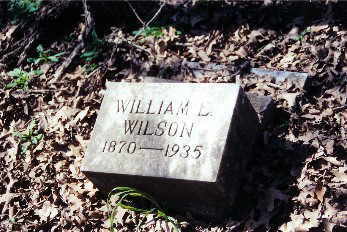 William E. Wilson Tombstone