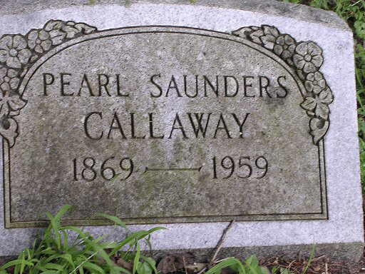 Pearl Saunders Callaway