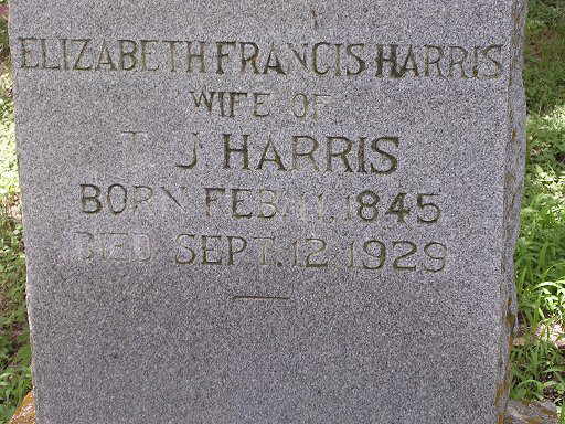 Elizabeth Francis Harris