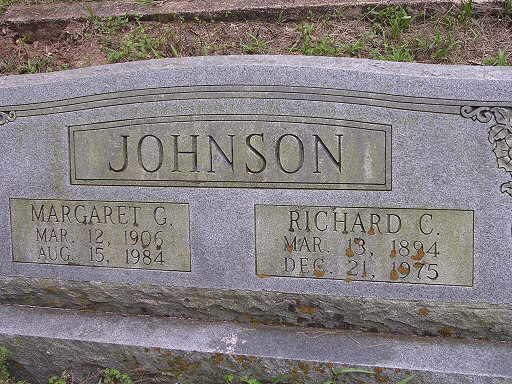 Margaret G. and Richard C. Johnson