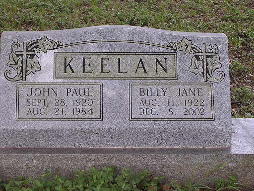John Paul and Billy Jane Keelan