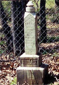 Sarah Wallace tombstone