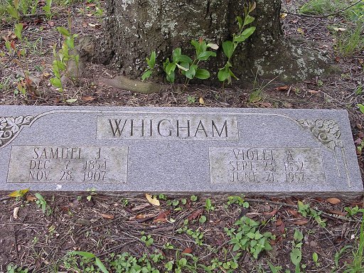 Samuel J. and Violet A. Whigham
