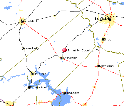 Today's Trinity County Map