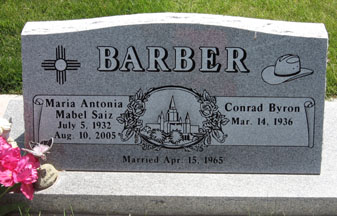 Maria Antonia Mabel Saiz tombstone