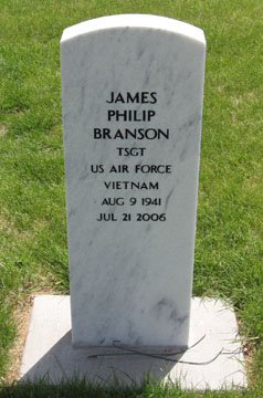 James Philip Branson tombstone