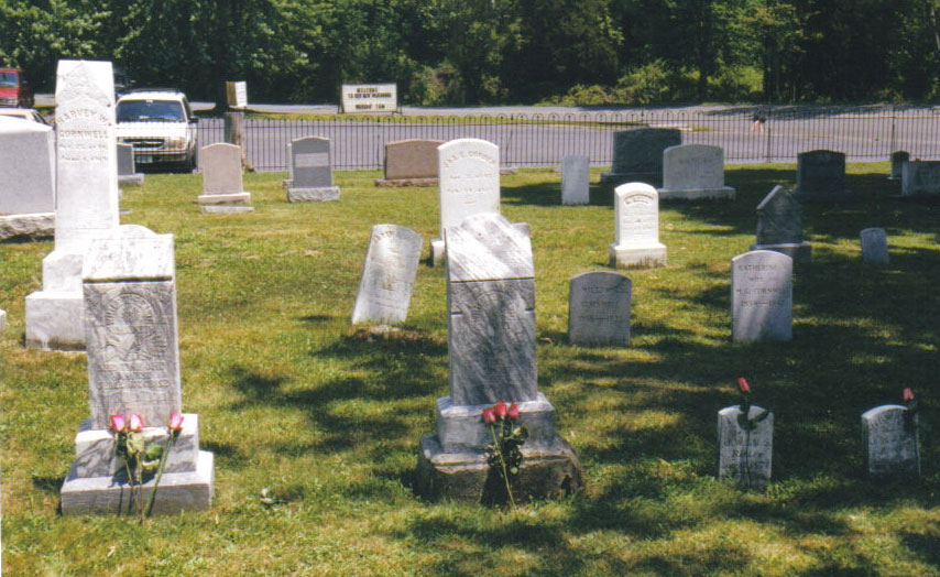 view of cemetery