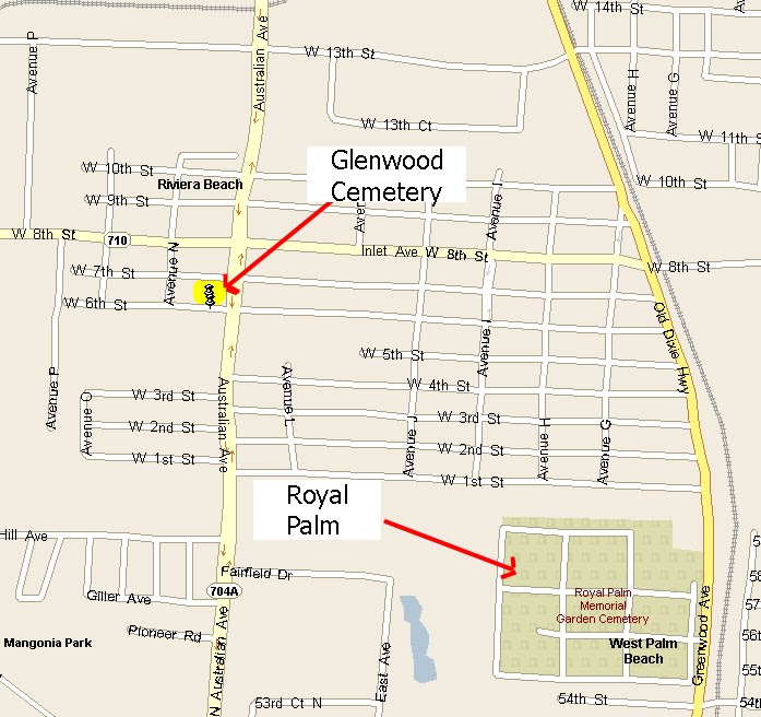 Royal Palms Location Map