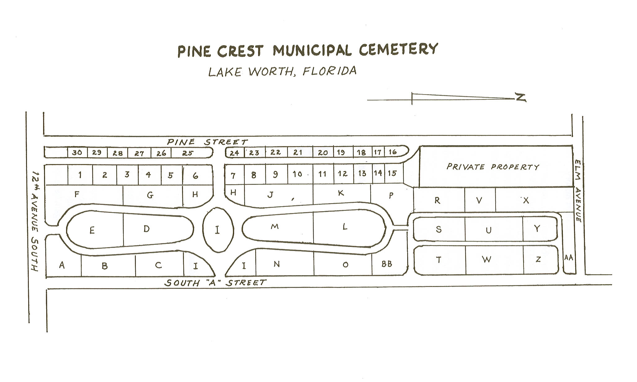 Pine Crest Map