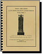 They Are Here, Letcher County Cemeteries, Volume 3