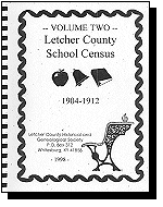 Letcher County School Census, 1904-1912, Volume 2