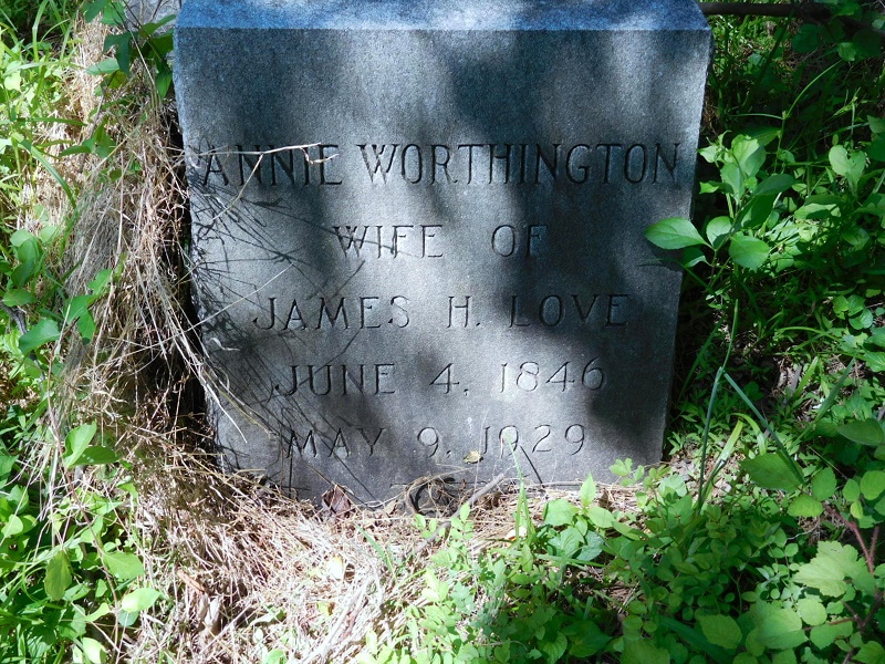 Annie <i>Worthington</i> Love