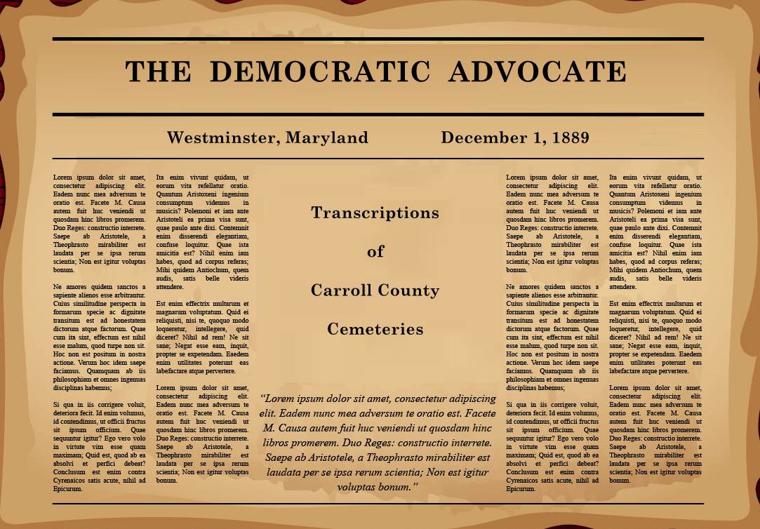 Democratic Advocate Newspaper