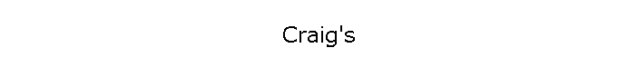 Craig's