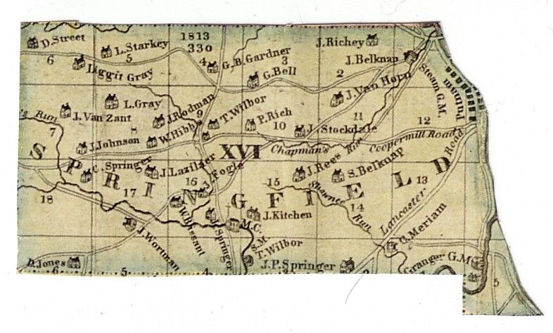 Springfield County, Springfield Township Plat Map