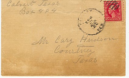 Cary Hudson envelope