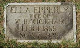Ella <i>Epperly</i> Wickham
