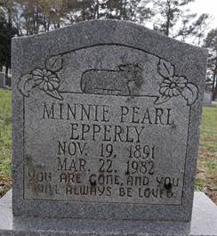 Minnie Pearl <i>Atkinson</i> Epperly