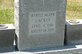 Myrtle <i>Agnew</i> Lackey