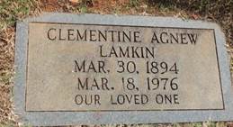 Clementine Agnew <i>Thomas</i> Lamkin
