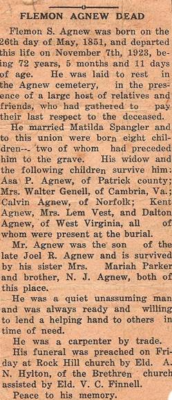 Flemon Saunders Agnew