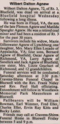 Wilbert Dalton Agnew