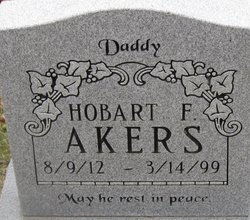 Hobart F Akers