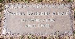 Cynthia Katherine <i>Akers</i> Altizer