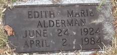 Edith Marie Alderman