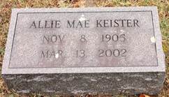 Allie Mae <i>Alderman</i> Keister