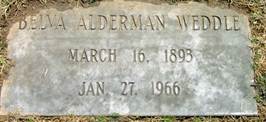 Belva <i>Alderman</i> Weddle
