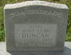 Mary Leah <i>Ashworth</i> Duncan