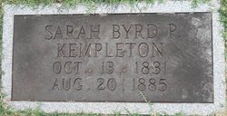  Sarah <I>Byrd</I> Prillaman Kempleton