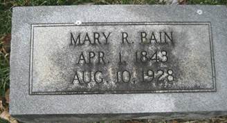 Mary Elizabeth <i>Ratliff</i> Bain