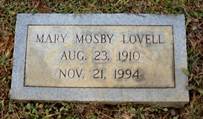 Mary Mosby <i>Bower</i> Lovell