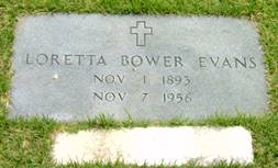 Loretta <i>Bower</i> Evans