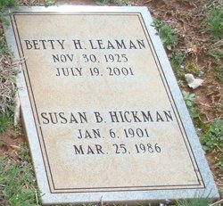  Susan <I>Bryant</I> Hickman