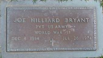  Joe Hilliard Bryant