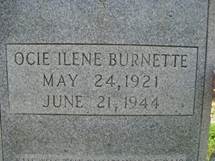 Ocie Ilene Burnette