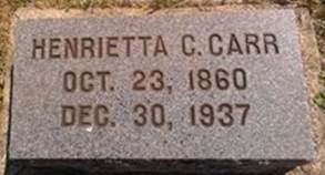 Henrietta Cakzerial <i>Akers</i> Carr