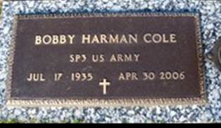 Bobby Harman Cole