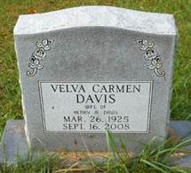 Velva Carmen <i>Conner</i> Davis